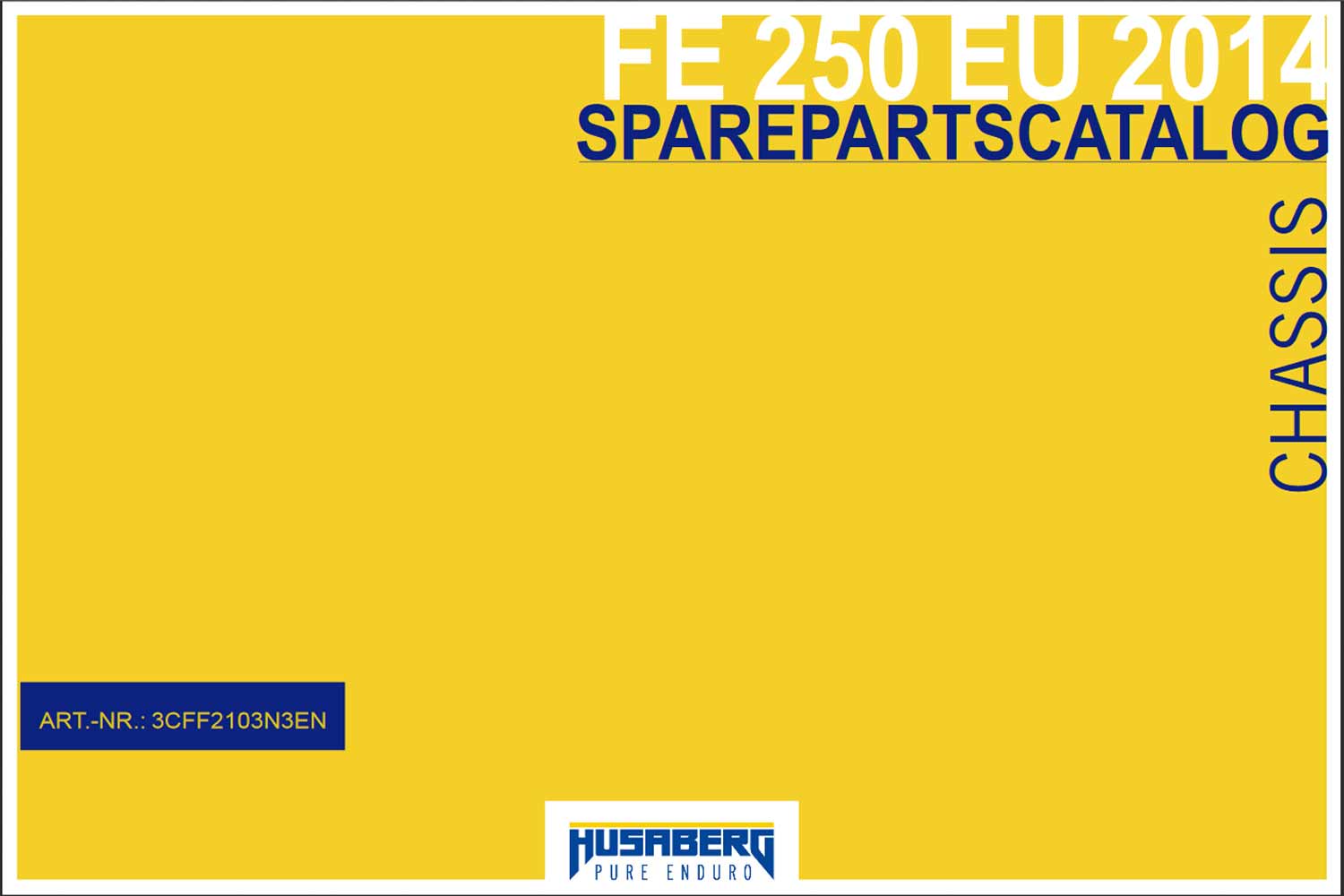2014 Ersatzteilkatalog FE250 Englisch